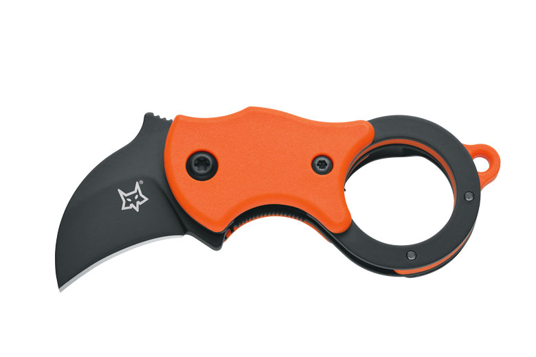 De Fox Knives Mini-Ka Folding, een handig klein zakmesje ter grote van een sleutelhanger.